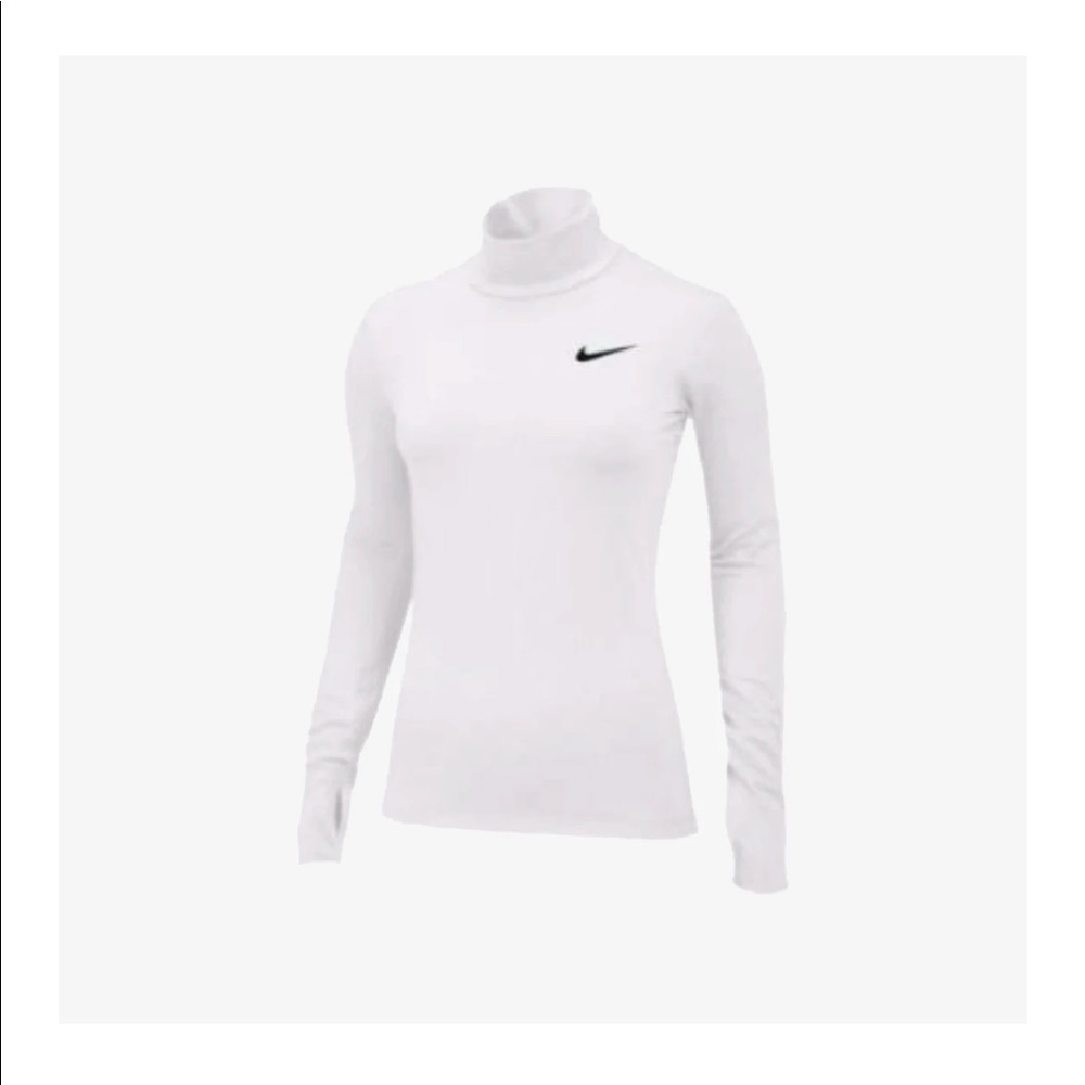 nike girls thermal mock neck top